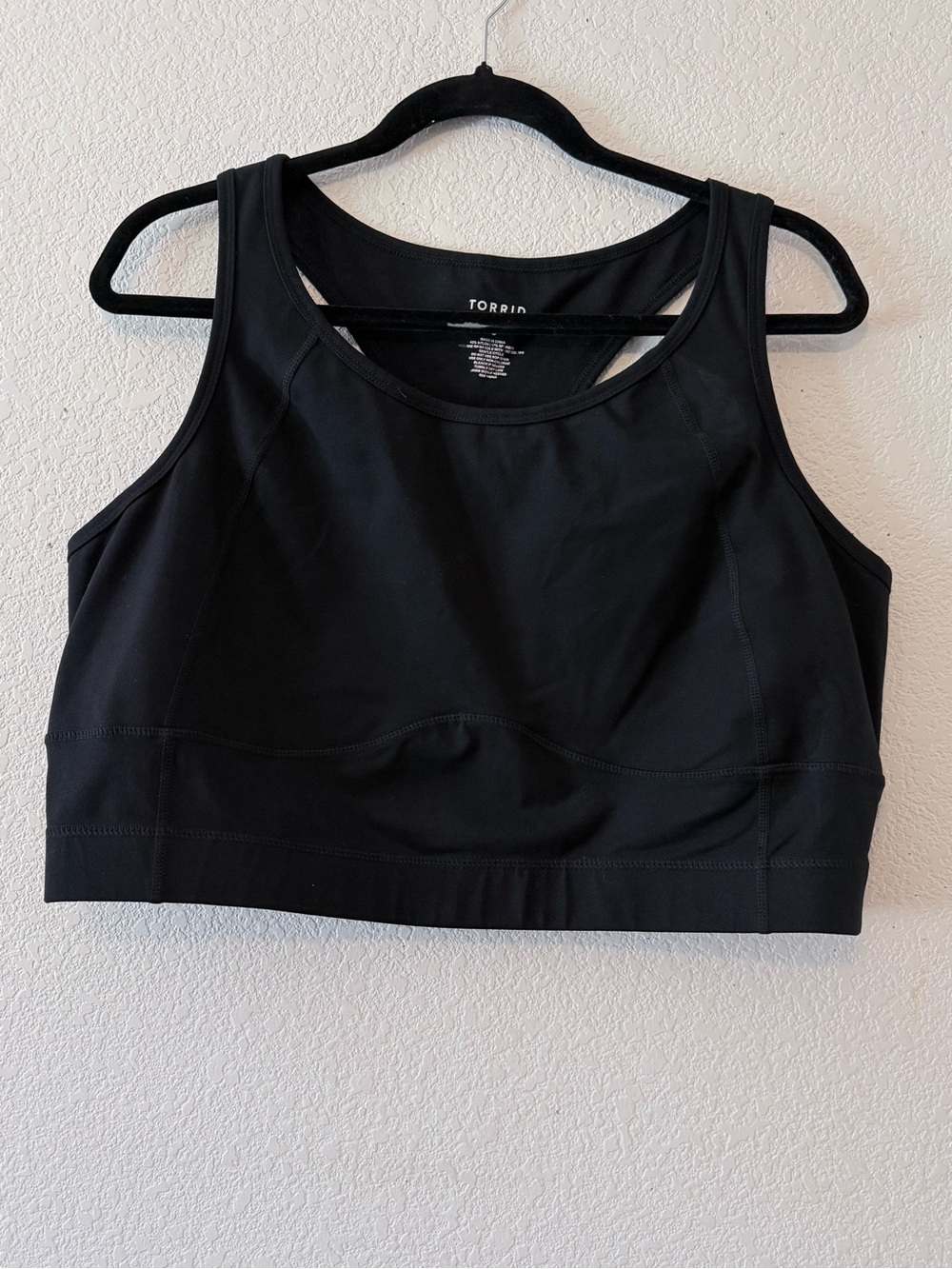 Torrid Black High Support Sports Bra 0200
